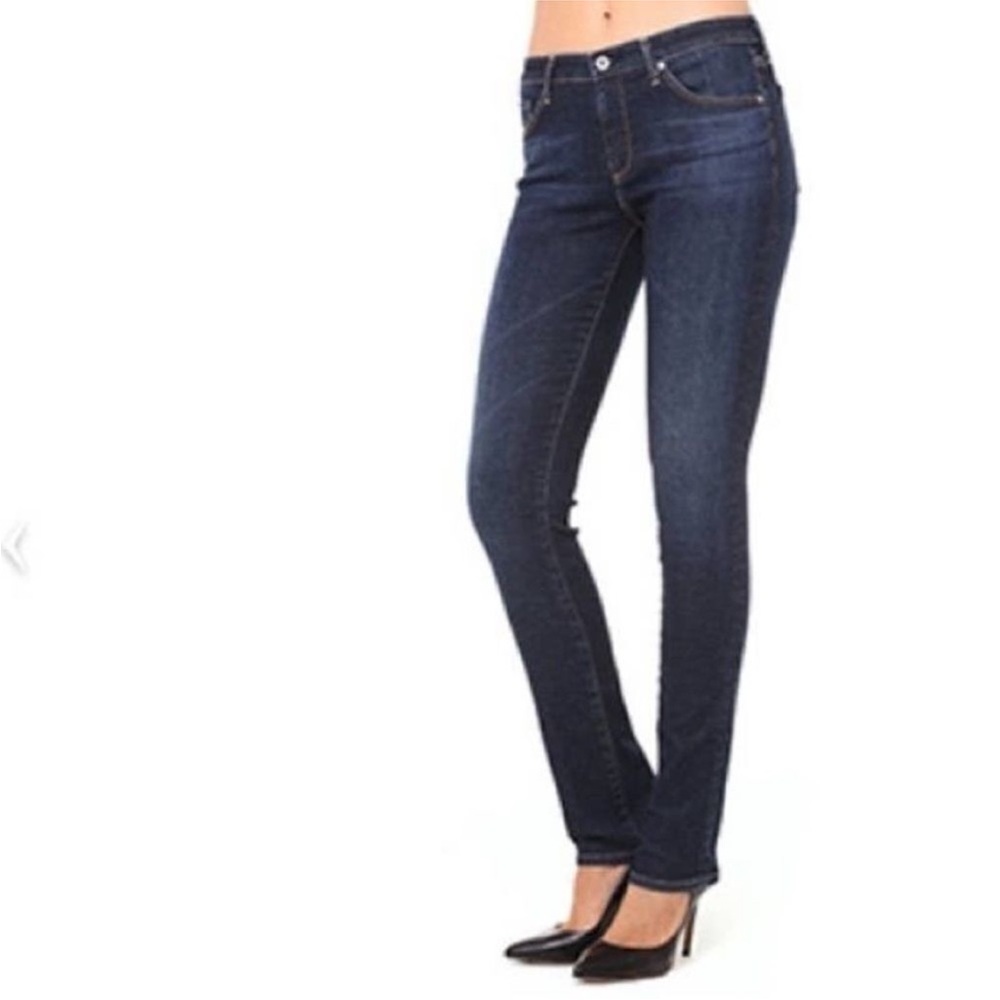 AG Adriano Goldschmidt Premiere Skinny Straight Jeans